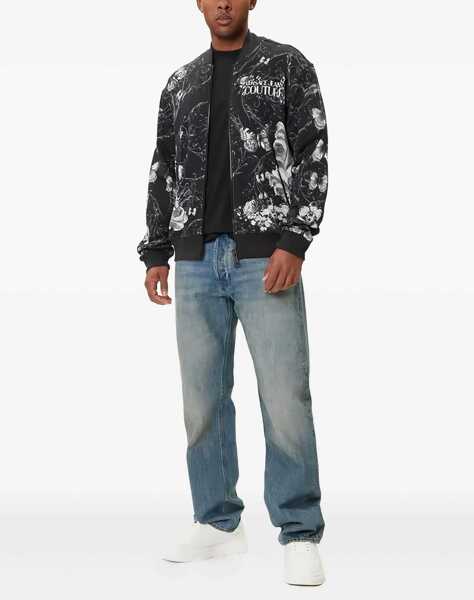 Bomber jacket Versace Jeans Couture Cotton Fleece Bomber Jacket BLACK Barbati (BM 19411289) 2