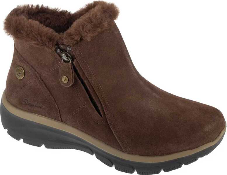 Bocanci de iarna SKECHERS Easy Going - High Zip 2 Brown Femei (BM 19411343) 1