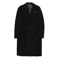 Paltoane Tagliatore Long Blue Coat With Double-Breasted Barbati