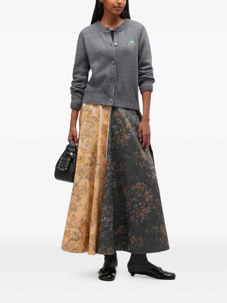 Cardigane Ganni Ganni Core Future Grey Cardigan GREY Femei (BM 19412298) 2