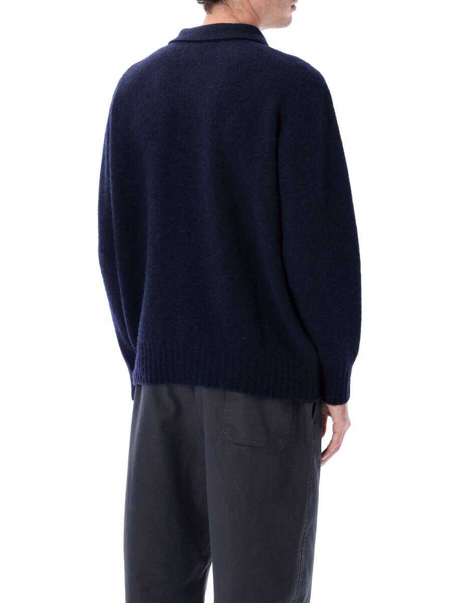 Cardigane Howlin Howlin Creatures Of The  Moon Wool Cardigan  Oxford NAVY Barbati (BM 19412784) 2