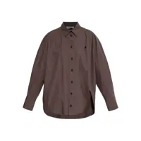 Camasi The Attico Cotton Poplin Shirt Clothing Femei