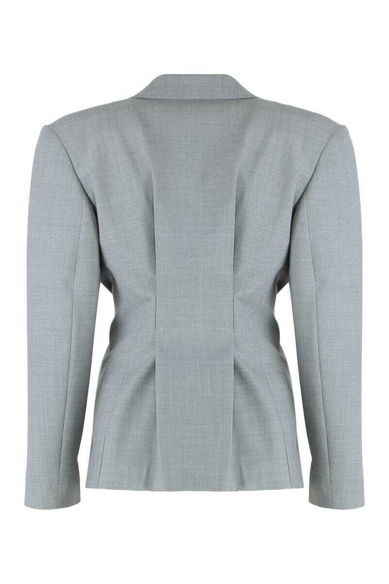 Geci Les Filles DEva Les Filles DEva Single-Breasted One Button Jacket GREY Femei (BM 19413234) 2