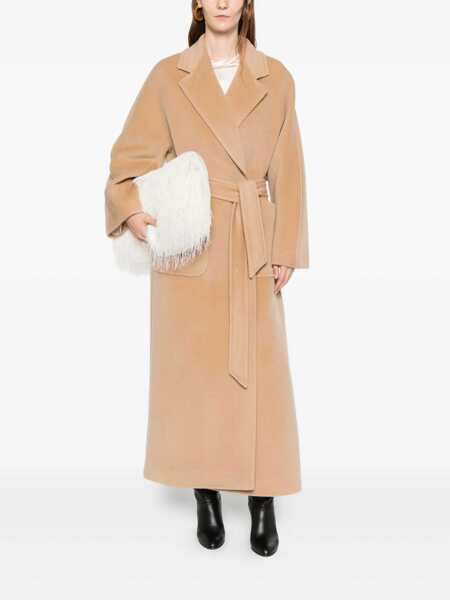 Paltoane Tagliatore Tagliatore Wool Long Coat Beige Femei (BM 19413261) 2
