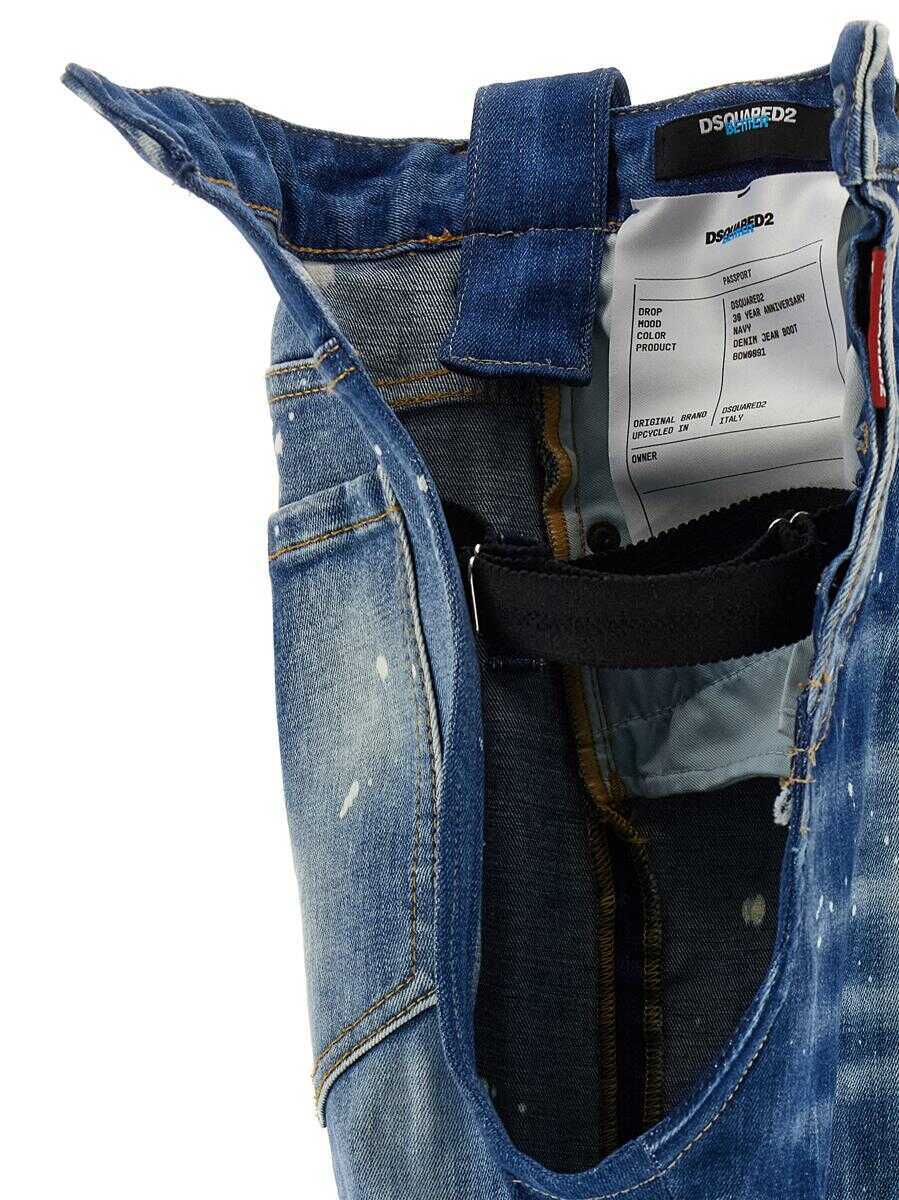 Bocanci DSQUARED2 DSQUARED2 Bettter X Dsquared2 Capsule Boots BLUE Femei (BM 19413942) 4