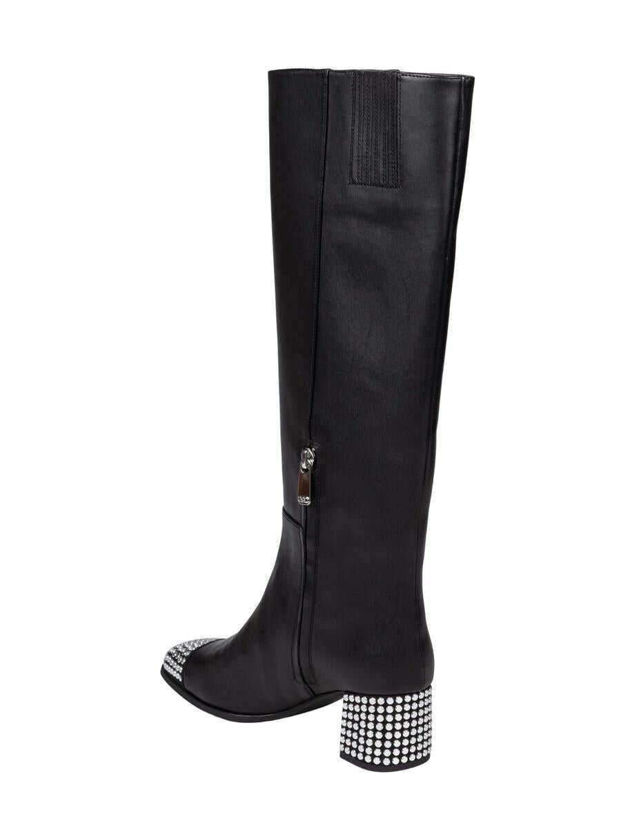 Bocanci Michael Kors Michael Kors Leather Boot With Studs Black Femei (BM 19414803) 3