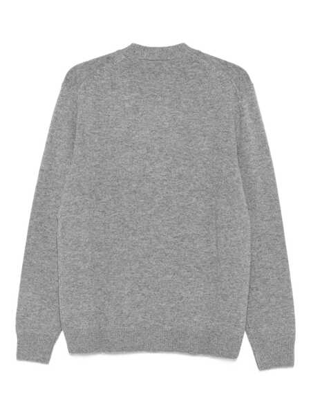 Cardigane Mc2 Saint Barth MC2 Saint Barth Herrison Wool Cardigan GREY Barbati (BM 19415100) 2