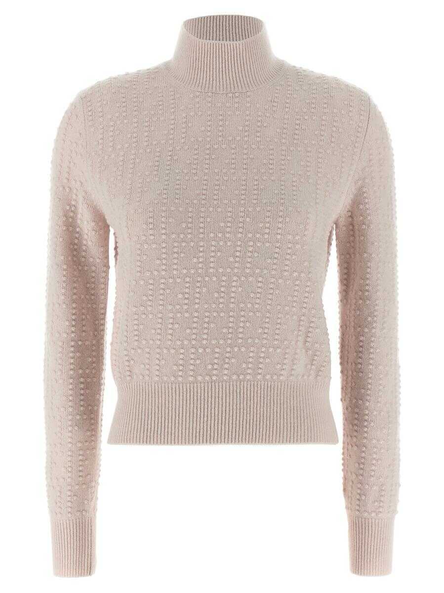 Pulovere Fendi Fendi Pon Pon Sweater PINK Femei (BM 19415469) 1