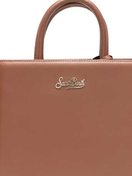 Genti de mana Mc2 Saint Barth MC2 Saint Barth Brown Midi Shopping Bag BROWN Femei (BM 19415865) 4