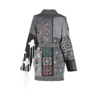 Cardigane ALANUI Dama - Cardigane ALANUI Alanui Cardigan Midnight In Manhattan In Jacquard Knit GREY Femei (BM 19415931) - B-mall.ro