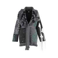 Cardigane Alanui Cardigan Midnight In Manhattan In Jacquard Knit Femei