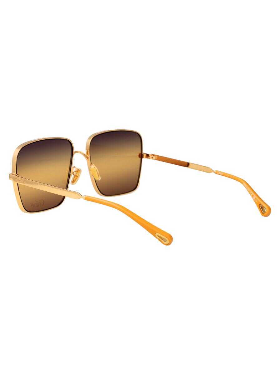 Ochelari de soare Chloe Chlo Sunglasses GOLD-GOLD-YELLOW Femei (BM 19416135) 4