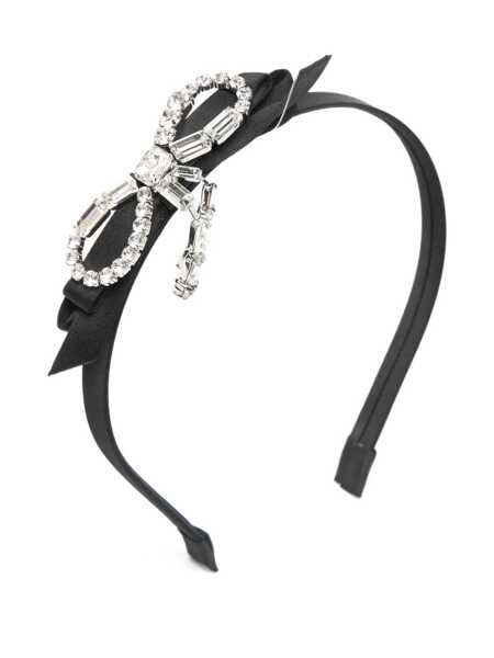 Accesorii Jimmy Choo Jimmy Choo Crystal Bow Headband Black Femei (BM 19416363) 1