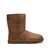 UGG 'Classic Short' Beige Boots With Logo Patch On The Rear And Shearling Lining In Suede Woman Beige