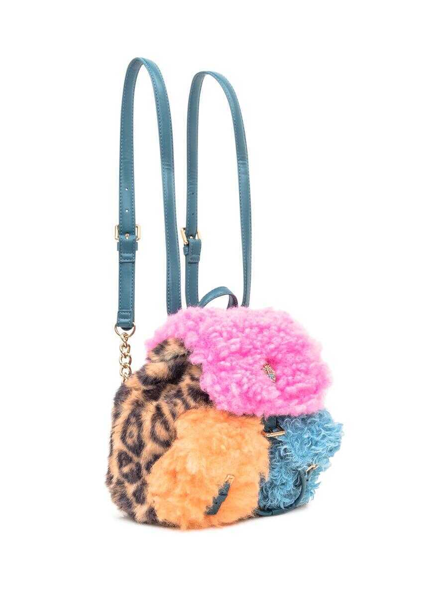 Rucsacuri KURT GEIGER LONDON Kurt Geiger London Multicolor Backpack In Faux Fur Kurt Geiger MULTICOLOR Femei (BM 19416537) 3