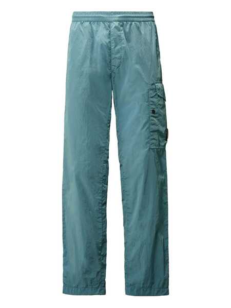 Pantaloni casual C.P. Company Chrome- R Lens cargo pants Light blue Barbati (BM 19417563) 1