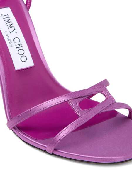 Sandale Jimmy Choo 1998 Leo 100 mm heeled sandals Purple Femei (BM 19417569) 4