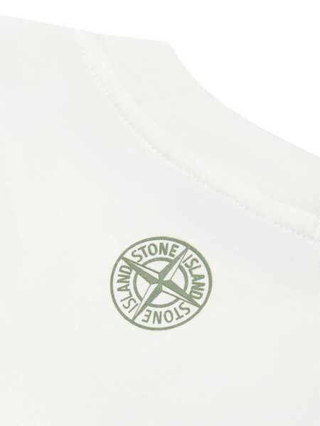 Tricouri Stone Island Junior T-shirts White Baieti (BM 19417578) 3