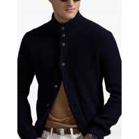 Cardigane pentru Barbati - Cardigane Ralph Lauren Mock neck cardigan Blue Barbati (BM 19417746) - B-mall.ro