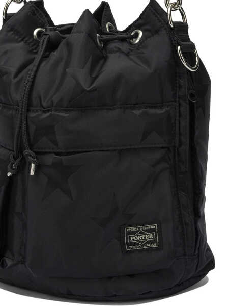 Genti de mana Porter-Yoshida & Co Flag handbag Black Barbati (BM 19417767) 4