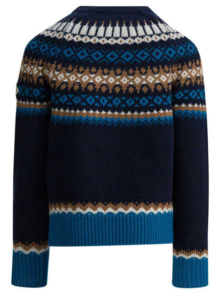 Pulovere casual Moncler Knitwear Blue Baieti (BM 19417791) 2