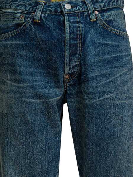 Blugi drepti HUMAN MADE Future Straight leg jeans Blue Barbati (BM 19417857) 3