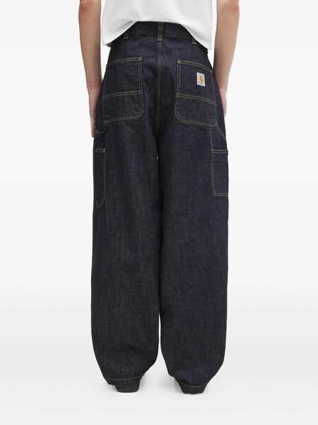 Blugi drepti Carhartt OG Single Knee Jeans Blue Barbati (BM 19418010) 4