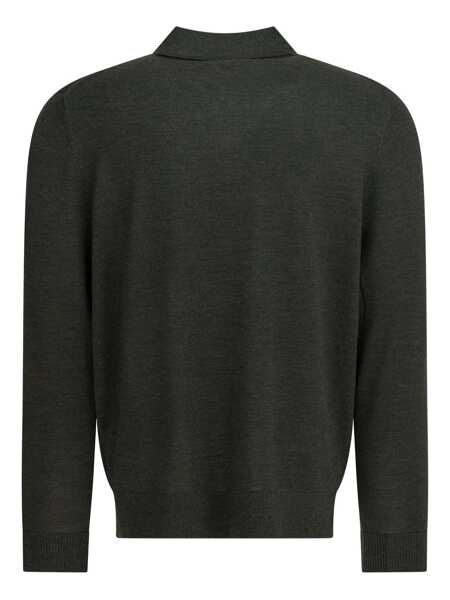 Tricouri Polo Vince Merino wool polo shirt Grey Barbati (BM 19418031) 2