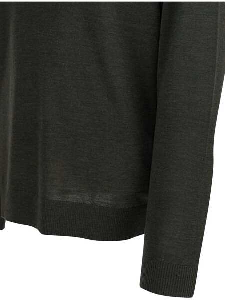 Tricouri Polo Vince Merino wool polo shirt Grey Barbati (BM 19418031) 4