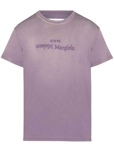 Tricouri Maison Margiela T-shirt with reverse logo Purple Femei (BM 19418064) 1