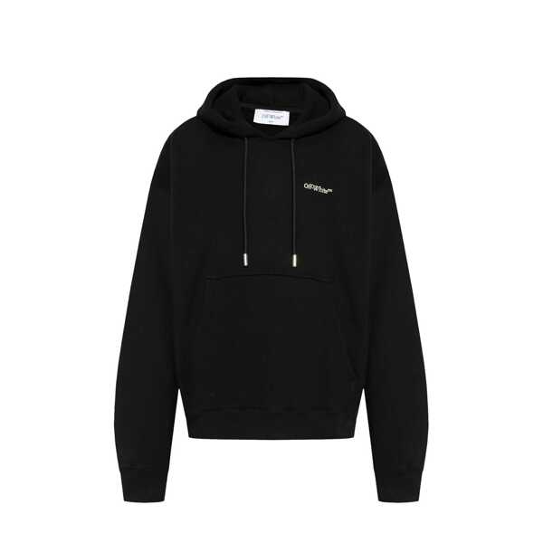 Bluze de trening Off-White Off-White Logo Hooded Sweatshirt Black Barbati (BM 19418178) 1