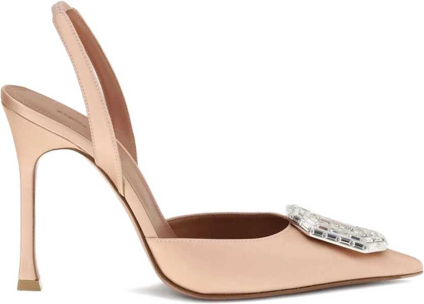 Pantofi cu toc AMINA MUADDI Camelia leather Pumps POWDER Femei (BM 19418240) 1