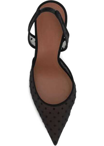 Pantofi cu toc AMINA MUADDI Polka Dot Holli Pumps BLACK Femei (BM 19418255) 4
