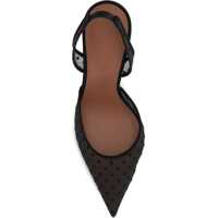 Pantofi cu toc Dama - Pantofi cu toc AMINA MUADDI Polka Dot Holli Pumps BLACK Femei (BM 19418255) - B-mall.ro