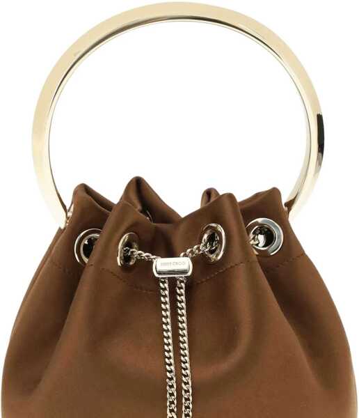 Genti de mana Jimmy Choo Bon Bon Bucket Bag BRONZE/LIGHT GOLD Femei (BM 19418282) 4