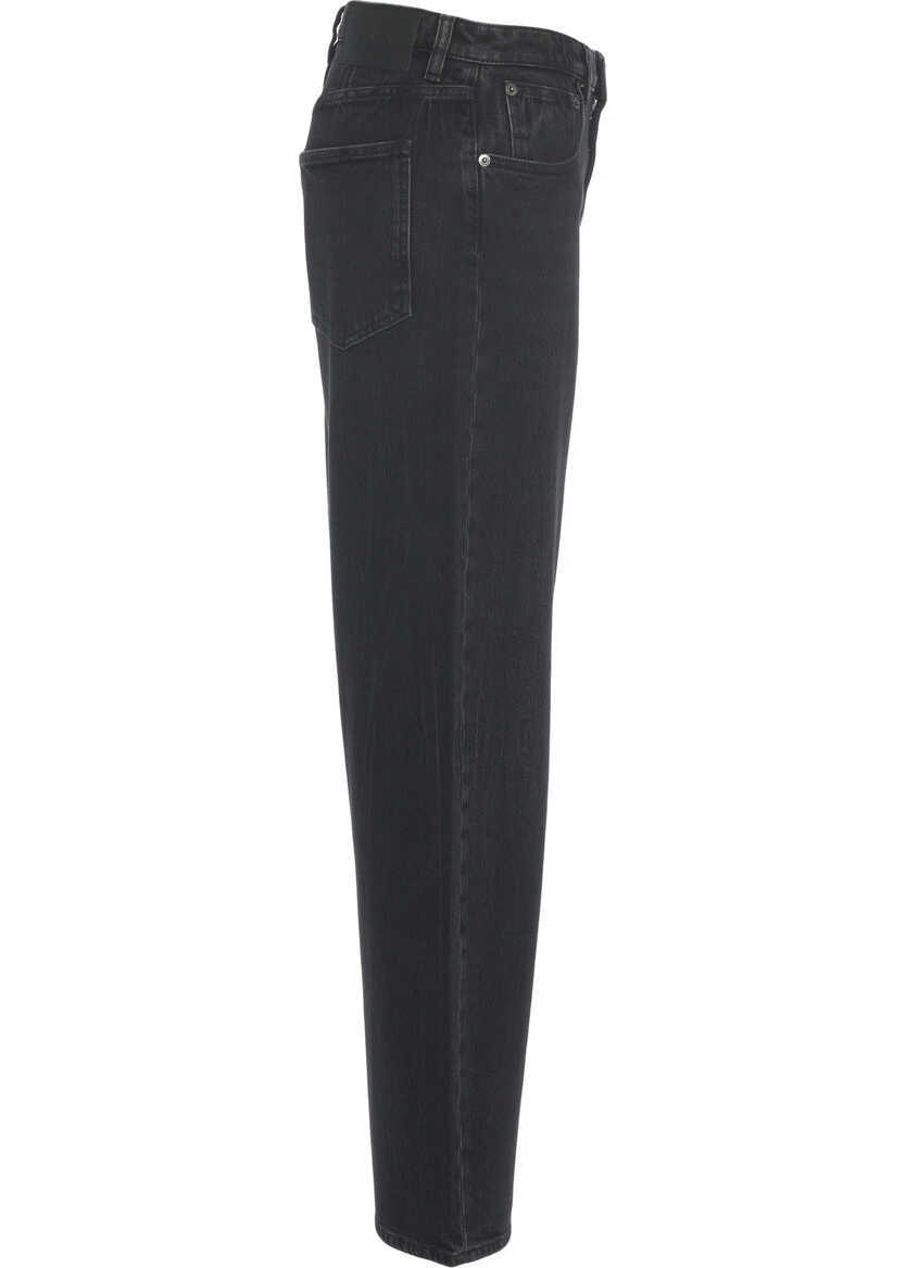 Blugi evazati Erika Cavallini Wide leg jeans Black Femei (BM 19418375) 4