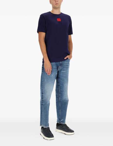 Tricouri Hugo Boss T-Shirt With Logo BLUE Barbati (BM 19418387) 2