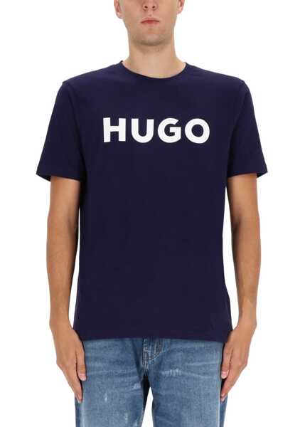 Tricouri Hugo Boss Dulivio T-Shirt With Logo BLUE Barbati (BM 19418456) 1