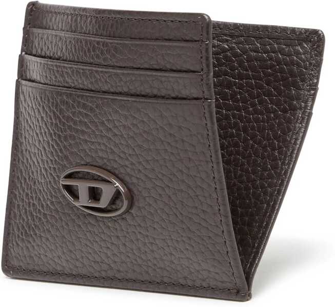 Portofele Diesel Card Holder With Logo BROWN Barbati (BM 19418567) 4