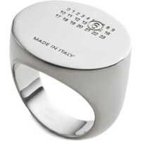 Inele Dama - Inele MM6 Maison Margiela Numeric Signet Ring SILVER Femei (BM 19418573) - B-mall.ro