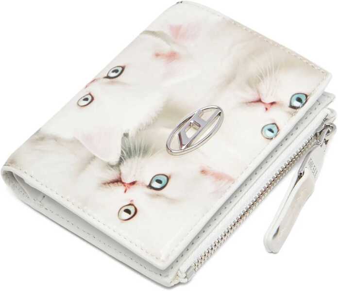 Portofele Diesel Play Bi-Fold Zipper Ii Wallet WHITE Femei (BM 19418900) 4