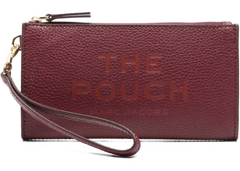 Genti de mana Marc Jacobs Leather Pouch PURPLE Femei (BM 19418939) 1