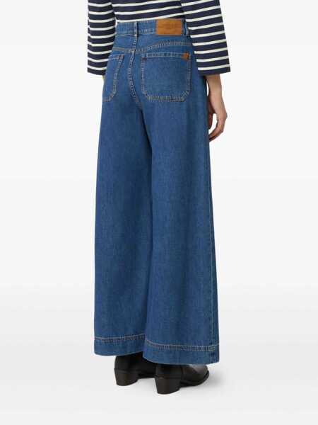 Pantaloni Max Mara TROUSERS Blue Femei (BM 19425579) 3