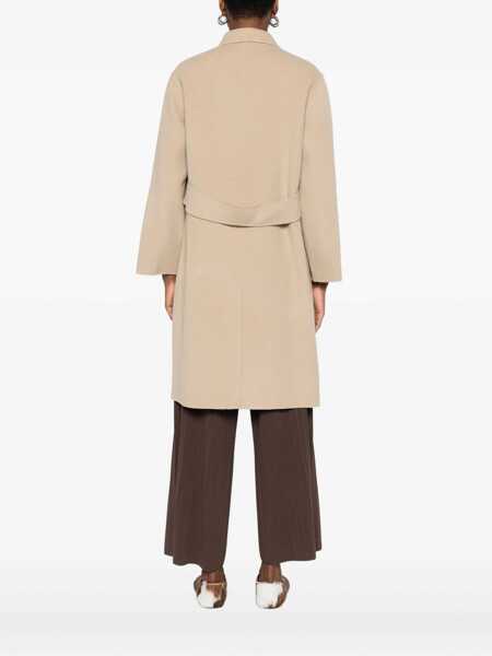 Paltoane Max Mara COAT Beige Femei (BM 19425585) 4