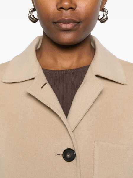 Paltoane Max Mara COAT Beige Femei (BM 19425585) 5