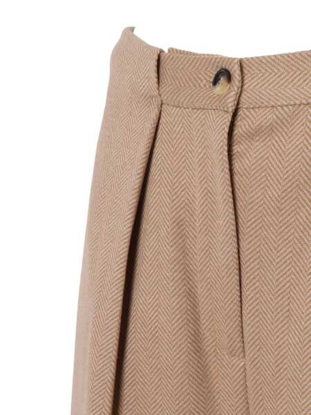 Pantaloni MAX MARA MM TROUSERS Beige Femei (BM 19426146) 3