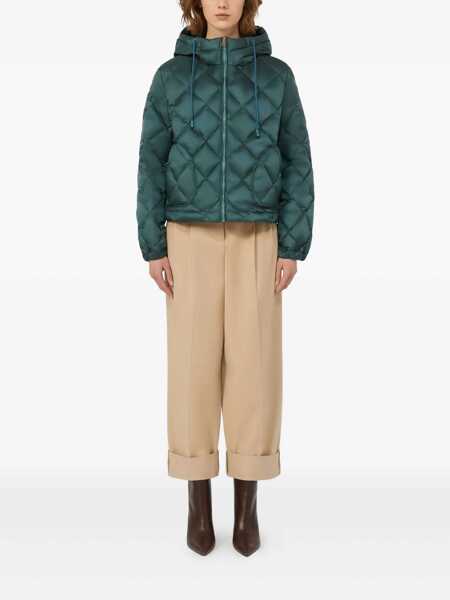 Geci de iarna Max Mara SHORT PADDED JACKET Green Femei (BM 19426299) 2