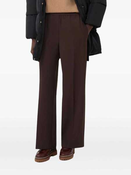 Pantaloni Max Mara TROUSERS Brown Femei (BM 19426338) 2