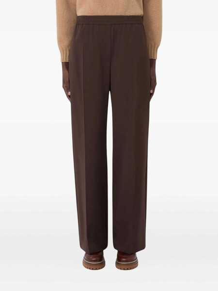 Pantaloni Max Mara TROUSERS Brown Femei (BM 19426338) 4