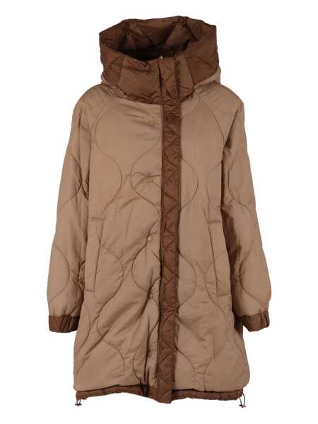Geci de iarna Max Mara LONG PADDED JACKET Brown Femei (BM 19426434) 2